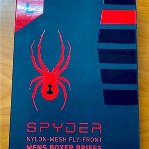 COPY - Men’s SPYDER nylon mesh fly-front Boxer briefs.Size Large